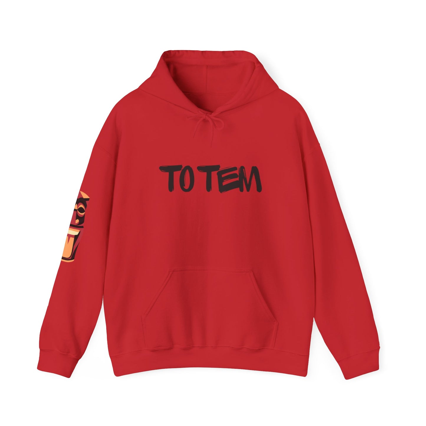 Hoodie — 'TO TEM' Graffiti Logo Hooded Sweatshirt