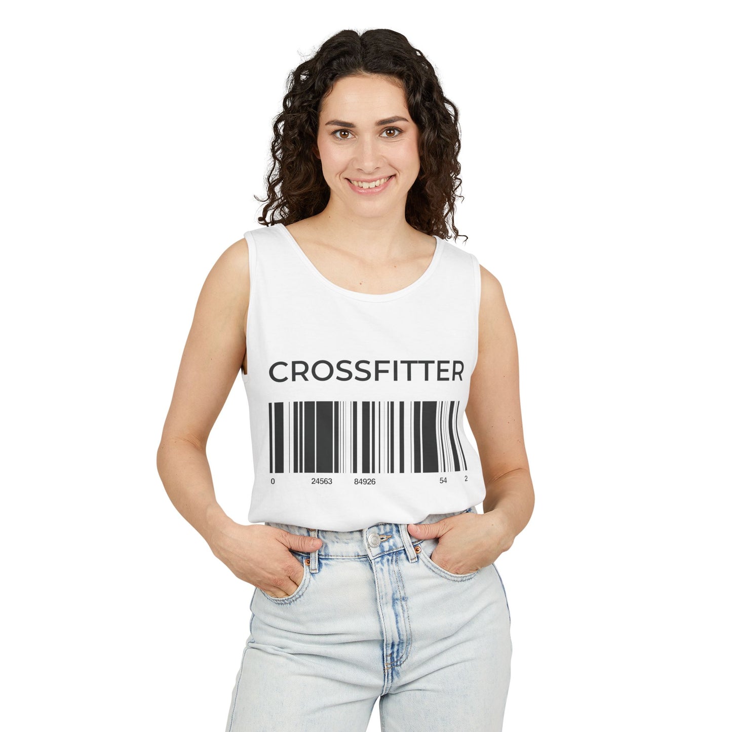 Crossfitter Barcode Tank Top — Fitness Workout Gym Tank