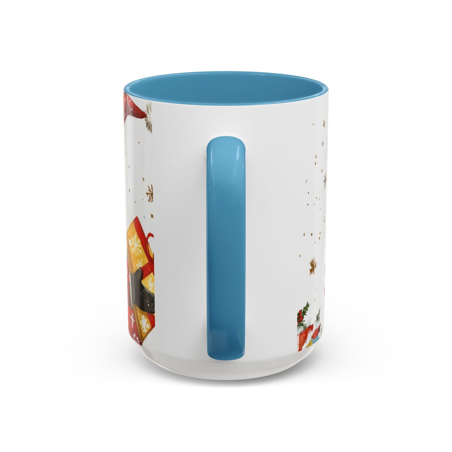 Santa Accent Mug (11oz & 15oz) Festive Holiday Drinkware