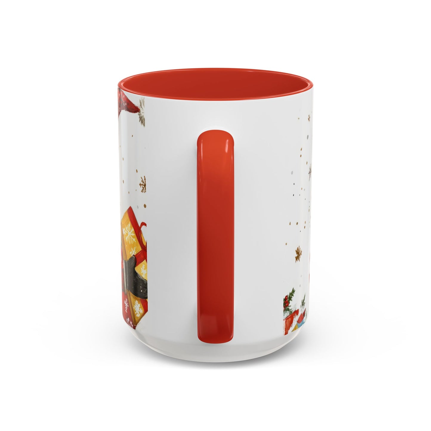 Santa Accent Mug (11oz & 15oz) Festive Holiday Drinkware
