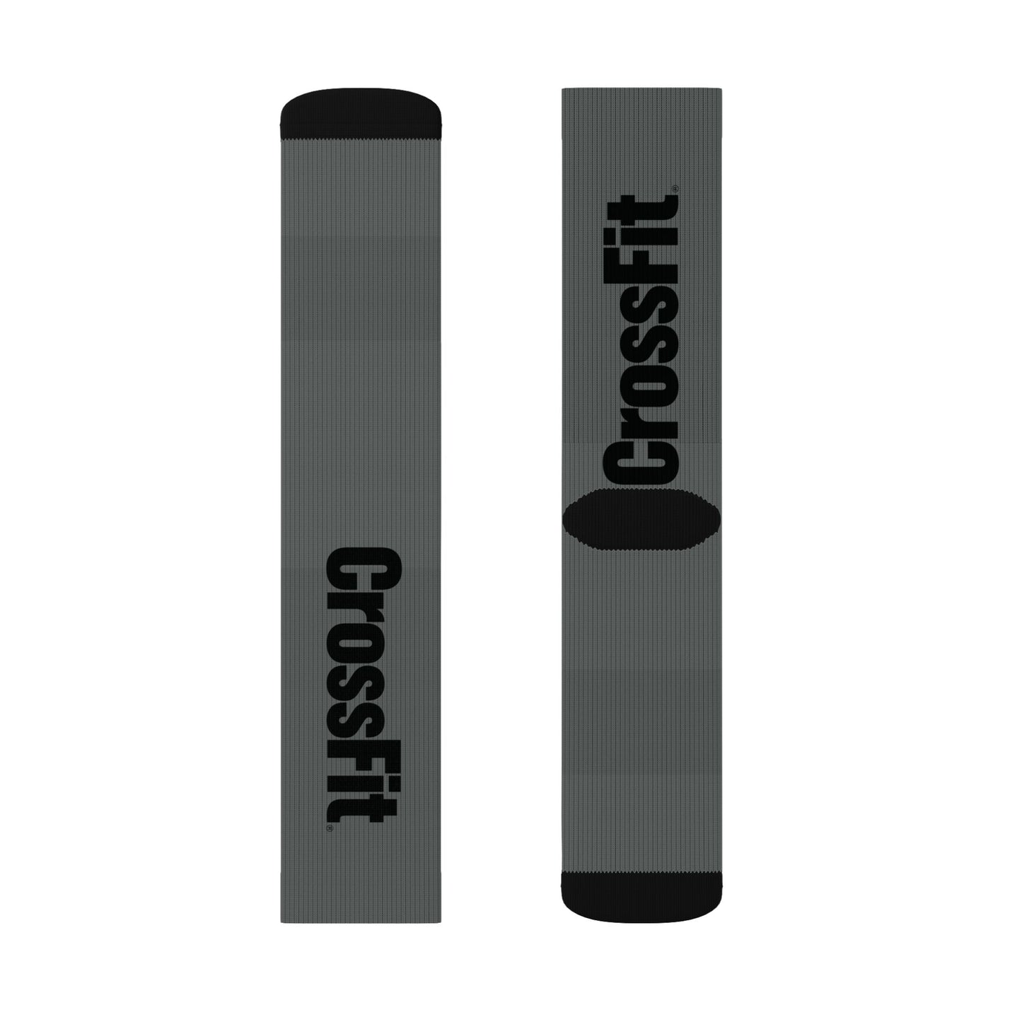 CrossFit Performance Sublimation Socks — Green Athletic Crew Socks