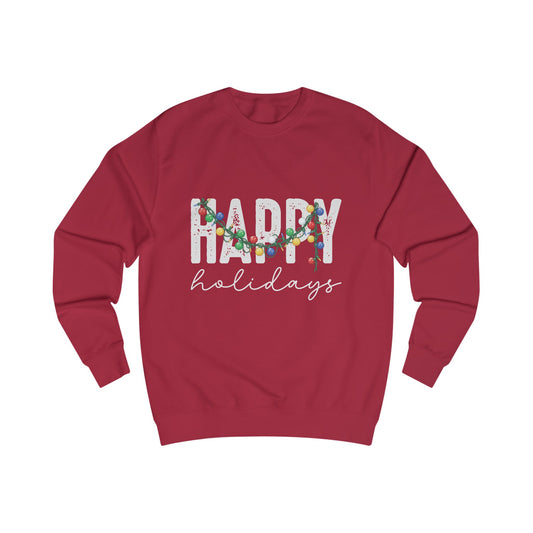 Happy Holidays Sweatshirt – Festive Christmas Crewneck
