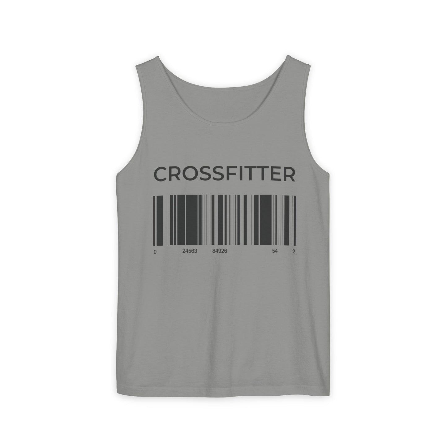 Crossfitter Barcode Tank Top — Fitness Workout Gym Tank